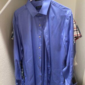 Kenneth Cole NY Blue Dress Shirt | Long Sleeve | 16.5 and 34/35